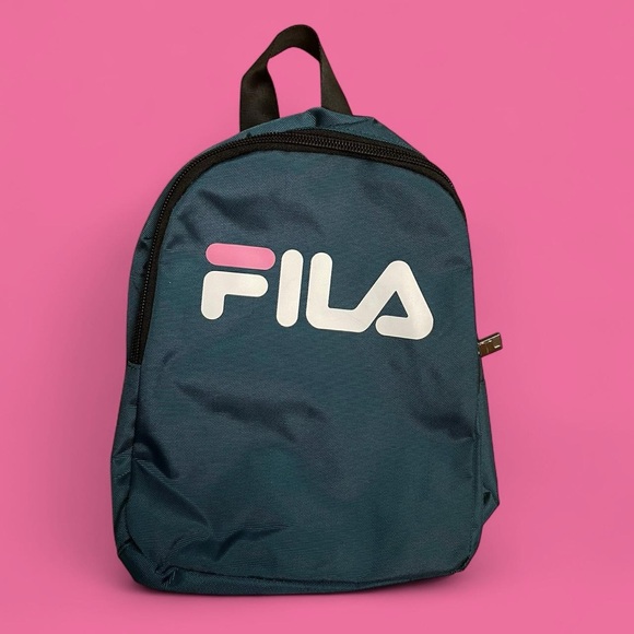 Fila Teal Dark Turquoise Backpack - Picture 1 of 3